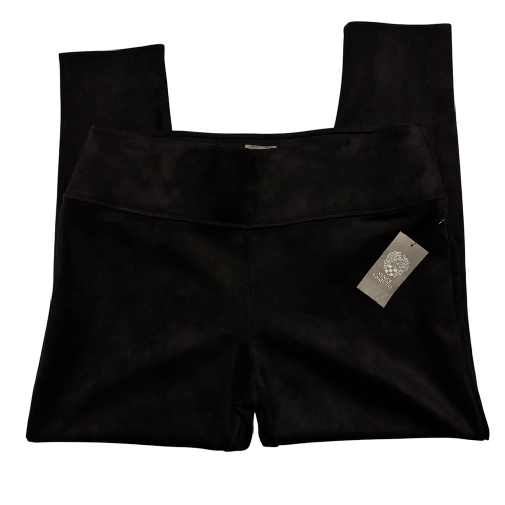 Vince Camuto Faux Suede Stretch Pants - Picture 2 of 9